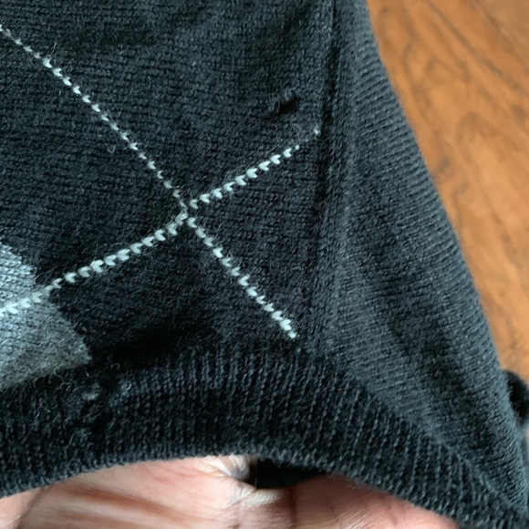 Mens Merona Black Wool Sweater - Picture 8 of 15